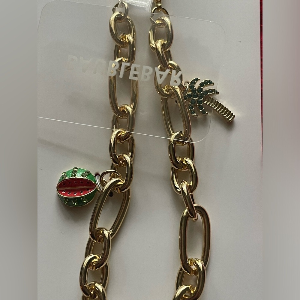 BaubleBar Gold Phone Charm Wristlet with Fun Accents - Picture 7 of 7
